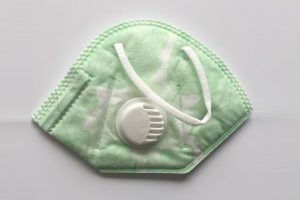 帶呼吸閥水刺布印花口罩 帶呼吸閥水刺布印花口罩